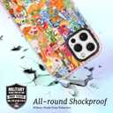 for iPhone 14 Plus Case, Tropical Citrus&Cocktails Y2K, Military-Grade Drop Protection, Carnival Soft Slim TPU Protective Cover with Camera Protection for Women & Girls (Fancy)