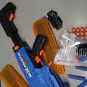 XSHOT Insanity Motorized Clip Mania Dart Blaster with 72 Darts - Air Pocket Technology, Auto Feeding Belt, Tripod & Scope, Outdoor Toy