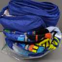 EVERYDAY KIDS Toddler Nap Mat with Removable Pillow -Choo Choo Train- Carry Handle with Fastening Straps Closure, Rollup Design, Soft Microfiber for Preschool, Daycare, Sleeping Bag - Ages 2-6 Years