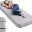 ABORON Self Inflating Sleeping Pad, 4" Thick Camping Mat with Built-in Pump, Single