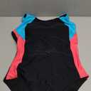 Tempt Me Women Athletic One Piece Swimsuits Sporty Racerback Bathing Suits Full Coverage Modest Swimwear (Large, Black Blue Red)