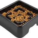 Slow Feeder Dog Square Bowls Stop Bloat Bowl Anti-Choking for Medium Dogs