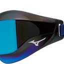 Mizuno GX-Sonic Racing Mirrored Swim Goggle (OSFA, Smoke Blue)