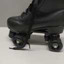 Silvertree Women's Roller Skates PU Leather High-top Roller Skate Four-Wheel Roller Skate Shiny Roller Skates with Carry Bag for Girls, Size: Women's 8 / Men's 6.5