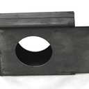 Gate Lockbox Single Hole Weldable Steel 3 1/2" x 4 1/4" x 1 1/2" Unpainted