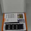 oneisall Cordless Horse Clippers,Low Noise 2 Speed Grooming Clippers,Horse Trimmer Shaver Kit for Matted Long Hair,Detachable Stainless Steel Blade Grooming Kit for Thick Coat (Gold)