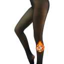 Fleece Lined Tights Sheer Women - Fake Translucent Warm Pantyhose Leggings Sheer Thick Tights for Winter