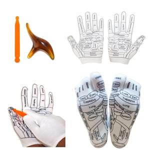 Qianfushun Easerelief Socks, Massage Socks for feet, Easy Relief Socks, Acupressure Socks, Pressure Point Socks,Pressure Point Massage Tool, Reflexology Gloves. (Woman-A) 2 pack