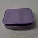 Large Capacity Pencil Case, 72 Slots Colored Pencil Pouch Bag Portable Pencil Holder Stationery Organizer with Compartments for Office and Travel, Purple