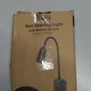 Wall Mounted Reading Light, Wall Light with Motion Sensor Switch, 5 Dimmable & Color Temperature Adjustable, USB-C Output, Flexible Neck Book Light for Bed, Sofa, Desk,Dorms, Heaboard (White-1P)