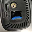 Tire Inflator Portable Air Compressor - 150PSI Cordless Air Pump for Car Tires with Pressure Gauge & LED Light, 3X Faster Inflation Electric Air Compressor for Car Bikes, Motorcycle, Ball (Orange)