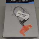 33 Feet Drain Snake Auger, Plumbing Snake Drain Hair Clog Removal Tool, Sink Unclogger Drain, Heavy Duty Toilet Snake Auger, Cleaner Tool for Bathroom Kitchen Tub Shower Drain Clog Remover with Gloves