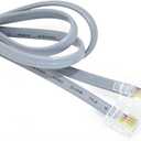 NEORTX RJ11 to RJ11 Cable 3ft, 1 Meter Phone Cord Telephone Line Extension Cord Cable Wire Male to Male RJ11 6P4C Modular Plug for Landline Telephone Fax Machine (Grey)