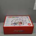 Fort Building Kit for Kids,STEM Construction Toys, Christmas & Birthday Gift for 4 5 6 7 8 9 10 11 12 Years Old Boys and Girls,Ultimate Creative Set for Indoor & Outdoors Activity,140 Pcs,Original (Red)