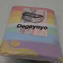 Blanket Basket Living Room, 67L Large Rainbow Round Storage Basket, Cotton Rope Laundry Baskets & Toy Storage Organizer for Nursery, Bedroom, 20"13"