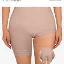 FeelinGirl Shapewear Tummy Control Seamless Bodysuit Hip Enhancer Body Shaper for Women (Beige, M)