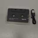 Arsvita Car Audio Bluetooth Wireless Cassette Receiver, Tape Player Bluetooth 5.0 Cassette Aux Adapter, Black