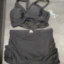 Holipick Blouson Tankini Swimsuits for Women - Two Piece Tummy Control Bathing Suit with Shorts Modest Swimwear