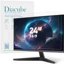 Diacube 2-PACK 24 Inch DIAGONAL 16:9 Computer Blue Light Blocking Screen Protector for Widescreen Desktop PC LED Monitor and Laptop - Eye Protection | Anti-UV | Anti-Glare