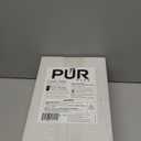 PUR Plus Vertical Faucet Mount Water Filtration System, Lead-Reducing Filter, Great-Tasting, Easy Install, Lasts 100 Gallons, Faucet Water Filter, Compatible with Sinks with External Aerators, Chrome