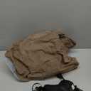 Realspring Inflatable Bean Bag Chairs Outdoor Blow up Camping Chairs Inflatable Lazy Sofa Folding Portable Bean Bag Loungers Couch for Movie Night(Dark Coffee,2 Pcs)