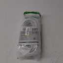 EP 50 Ft Outdoor Extension Cord - 16/3 SJTW White Electrical Cable with 3 Prong Grounded Plug, UL Listed (50ft)