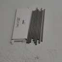 Tandefio 10 Pcs 3/8" OD 304 Stainless Steel Tube Industrial Straight Tube Weldable Steel Tubing Round Metal Pipe, 1/25" Wall Thickness Pipe, 12" Length for Industries Automotive Applications