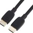 Amazon Basics Ultra High Speed HDMI 2.1 Cable, 48Gbps, 8K@60Hz 4K@120Hz Certified, 10 Feet, Compatible with PS5/Xbox/TV/Monitor, Black