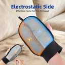 5 x TQRR 2 in 1 Pet Hair Removal Glove for Dog & Cat, Silicone Pet Grooming Gloves, Reusable Magic Pet Hair Brush, Electrostatic Pet Hair Remover Tool for Sofa, Carpets, Furniture, Car Seats, Clothing
