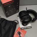 PROHEAR 037 Bluetooth 6.0 Hearing Protection Headphones with Rechargeable 1500mAh Battery, 30dB SNR Safety Noise Reduction Ear Muffs 120H Playtime for Mowing, Workshops, Snowblowing - Black