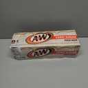A&W Zero Sugar Root Beer Soda, 12 fl oz cans, 12 count