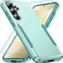 for Galaxy S24 case with Screen Protection: Heavy Duty Protective Shockproof and Scratch Proof Cell Phone case for Samsung Galaxy S24-Green