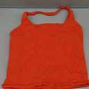 SUUKSESS Women Halter Tank Tops Double Lined Backless Y2K Trendy Going Out Tops (X-Large, Red)