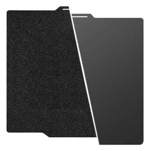 HzdaDeve P1S Build Plate for Bambu Lab P2S/X2D/P1S/P1P/A1/X1C Dual-Textured and Smooth PEI Plate Sheet 257.5x257.5MM Heated Bed Spring Steel Flexible Platform Black Board for 3D Printer Accessories