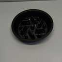 JASGOOD Dog Feeder Slow Eating Pet Bowl for Raised Pet Feeders Preventing Choking Food Water Bowl Elevated Diners Replacement Bowl (Black,Fit Opening 7.5"-8")