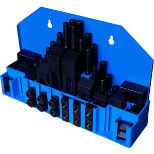 58PC Hold Down Clamp Clamping Set Kit for Bridgeport Mill (11/16" Slot 5/8" Stud)