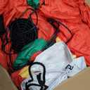 12 Ft Ht x 14 Ft L Giant Christmas Inflatables Santa Elf Ride Dinosaur Holding Candy Cane Christmas Blow Up Yard Decorations Built-in LEDs Christmas Decorations Outdoor Party Holiday Xmas Decor Lawn