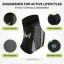 2-Pack Ankle Brace for Men & Women, Adjustable Figure-8 Stabilizer with Straps for Basketball, Volleyball & Running, Compression Sleeve for Sprained Ankle, Plantar Fasciitis & Tendonitis Relief