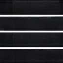 Geiserailie 4 Pcs Extender Strap Reusable Ice Belt Extender Strap Multipurpose Elastic Hook and Loop Extension for Ice Pack Black Back/Knee/Ankle Braces, Vests, Wraps, and Belts (2 x 11 Inch)