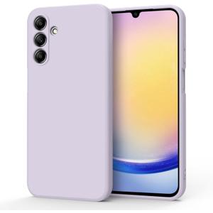 AK for Samsung Galaxy A25 5G Case, Stylish Slim Liquid Silicone Full-Body Protective Cover for Samsung Galaxy A25 5G Phone Case (Grass Purple)