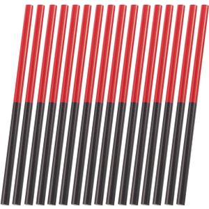Garneck 50pcs Double Ended Red and Blue Checking Pencils for Students Red and Blue Round Pencils Unsharpened Erasable Colored Checking for Map Coloring Tests and Grading