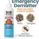 Emergency Dematter Cream for Dogs Dematting Cream for Goldendoodles, Poodles & Doodles, Helps Remove Tight Mats & Tangles, Apply Wait Brush Technique, At-Home Grooming 8 oz