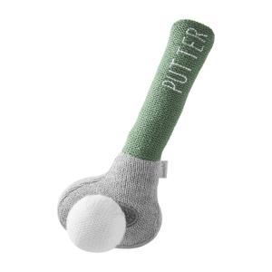 Mud Pie Children's Golf Knit Rattle, Green Putter Club Mud Pie Children's Golf Knit Rattle, Green Putter Club