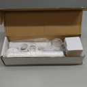 Brushed 1-1/2" Tubular Bath Drain Kit with Tip Toe Bathtub Drain Stopper, Wellup Tub Drain Kit Bath Waste and Overflow Cover, PVC Plastic Pipe for Standard Size Tubs, Brushed Nickel