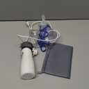 Portable Silent Inhaler with Digital Display, Automatic Residue Cleaning, Rechargeable USB-C for Adults and Children - Grey