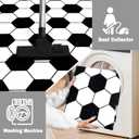 Soft Round Rugs for Bedroom, Soccer Rug for Boys Girls, Bedside Area Carpet for Kids, Soccers Lovers Home Decor Indoor Circle Carpets for Living Room, Nursery, Dorms Machine Washable,40 Inch