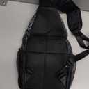 MEDTOGS Skull Sling Bag,Victorian Gothic Sling Backpack Black Crossbody Bag Men Casual Shoulder Daypack for Women Men Lightweight Travel Hiking Gym