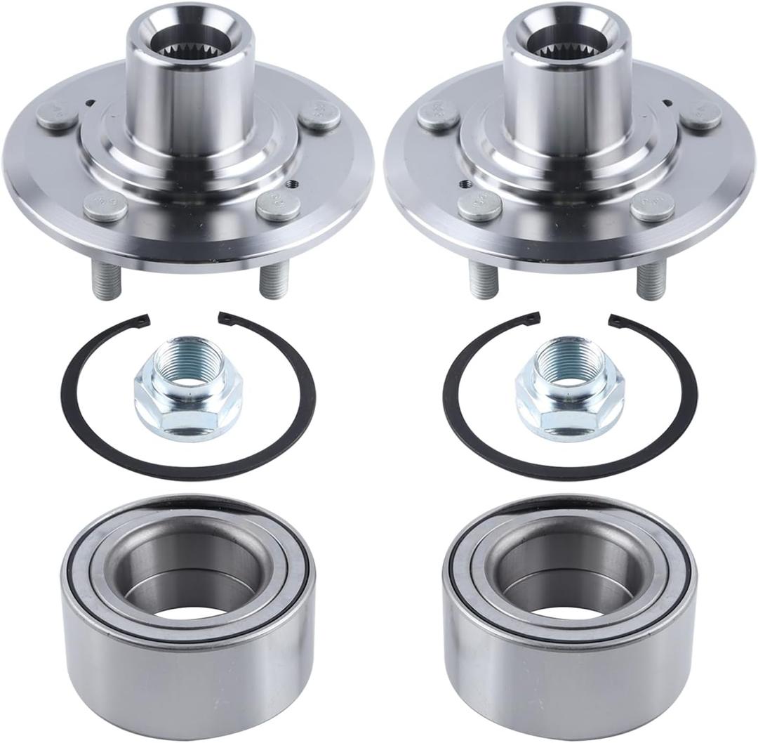 2Pcs Front Wheel Hub Bearing Kits Fit for 2007-2010 Acura RDX,2007-2011 Honda CRV 5 Lugs BR930583K