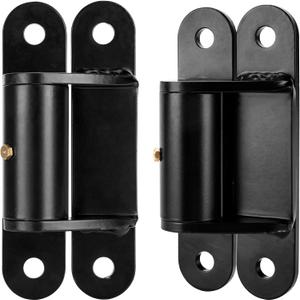 Heavy duty gate hinges for Large Heavy Wooden or Metal gates.7''Gate hinge can opens 180,Face mount Bolt on or Weld on gate within 1100 Lbs, Heavy duty hinge with built-in roller bearings,2 pack GF01