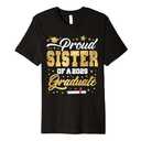 Proud Sister of a Class of 2025 Graduate Senior Graduation Premium T-Shirt, XS